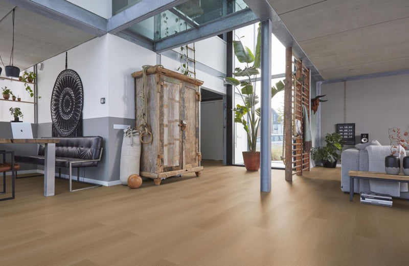 Floorlife Fulham Dark Oak - Rechte Plank - Dryback - Plak PVC Vloer