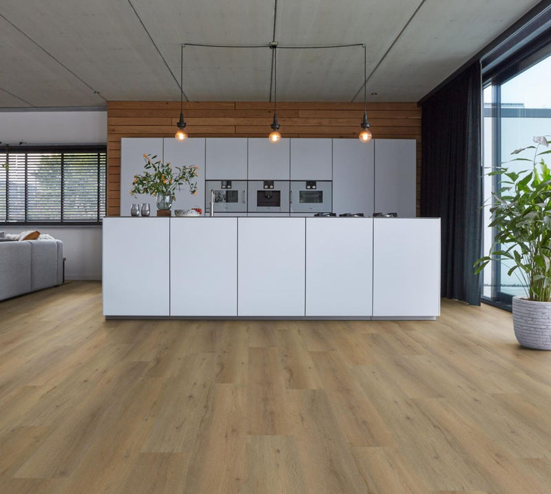 Floorlife Leyton Dark Oak - Rechte Plank - Dryback - Plak PVC Vloer