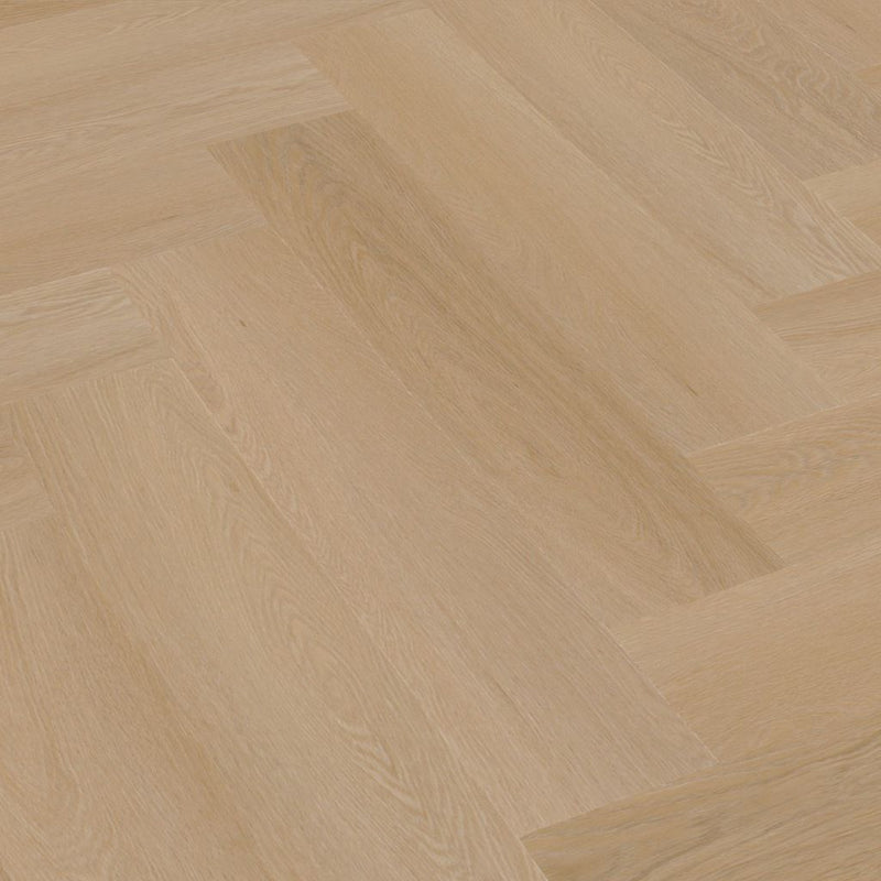 Floorlife YUP Fulham Herringbone Natural Oak - Visgraat PVC - Dryback - Plak PVC Vloer