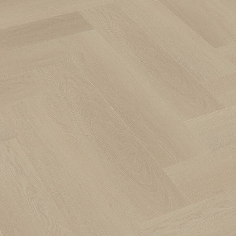 Floorlife YUP Herringbone Fulham Beige - Visgraat PVC - Silent Rigid Click Vloer