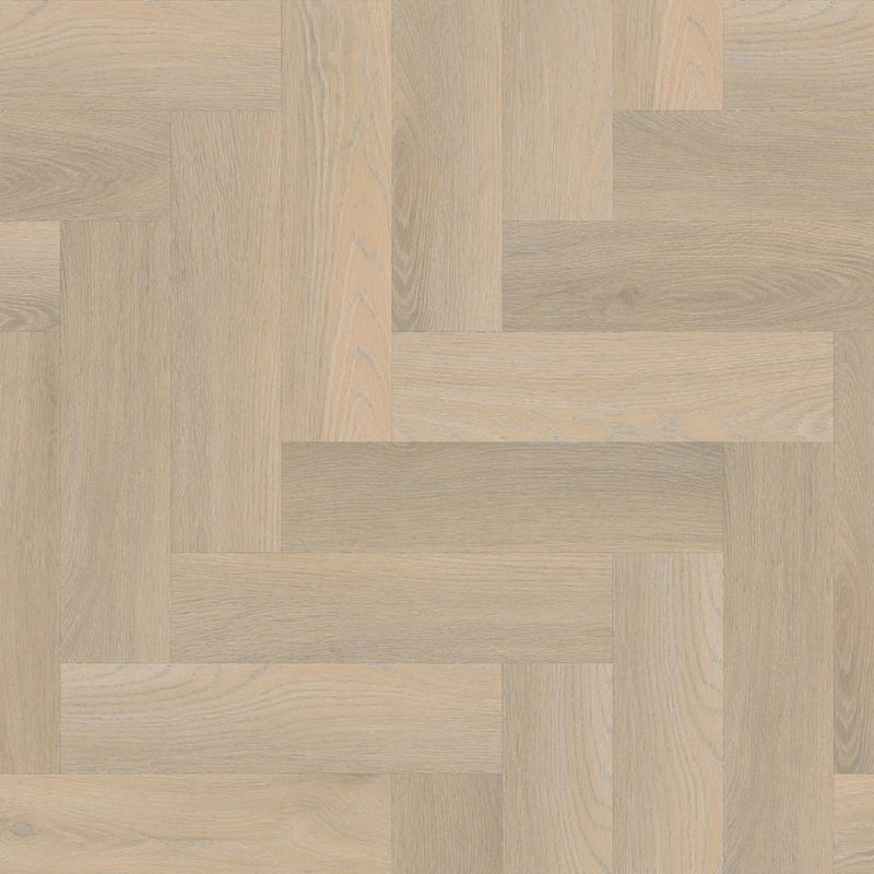 Floorlife YUP Herringbone Small Beige - Visgraat PVC - Dryback - Plak PVC Vloer