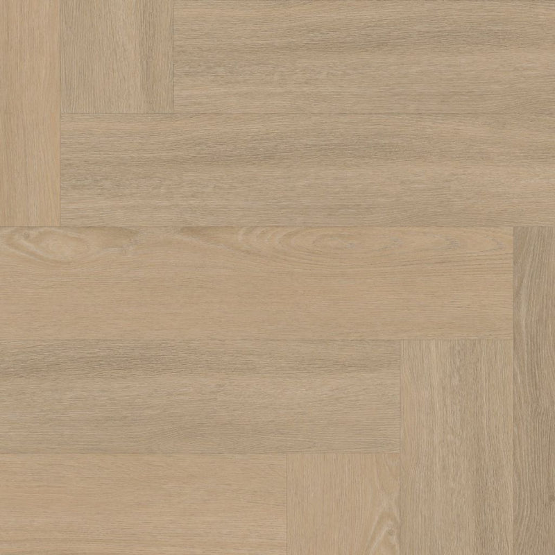 Floorlife YUP Sutton Herringbone Warm Beige - Visgraat PVC - Dryback - Plak PVC Vloer