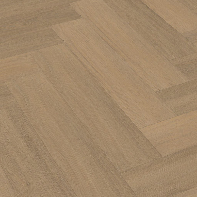 Floorlife YUP Sutton Herringbone Warm Naturel - Visgraat PVC - Dryback - Plak PVC Vloer