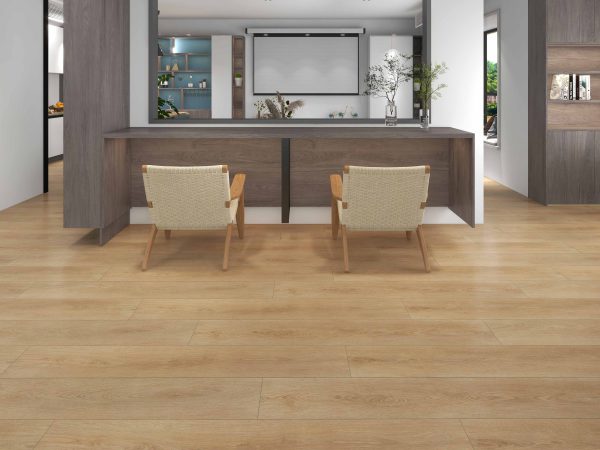 The Royals Rechte Plank PVC Click RS1001 Bebbenburg Oak - PVC Vloer