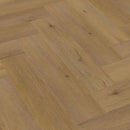 Floorlife YUP Leyton Herringbone Dark Oak- Visgraat PVC - Dryback - Plak PVC Vloer